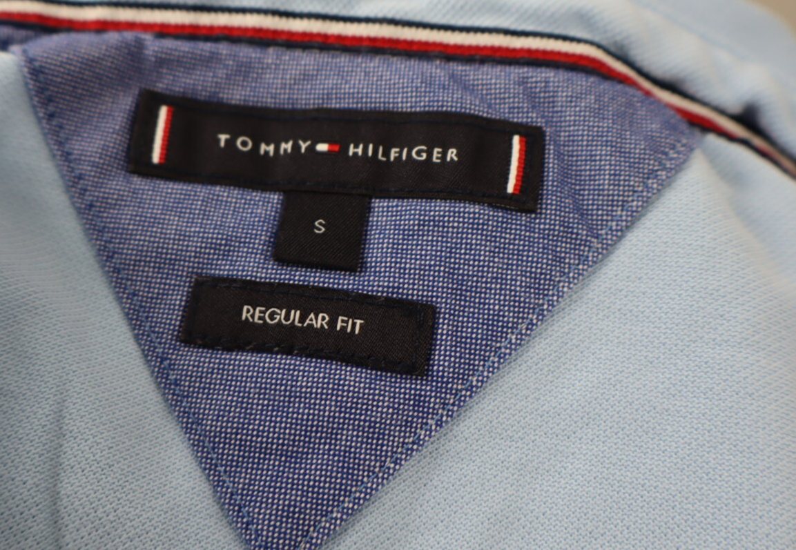 TOMMY HILFIGER POLO MAGLIA UOMO TG S MAN T-SHIRT CASUAL VINTAGE COTONE COTTON