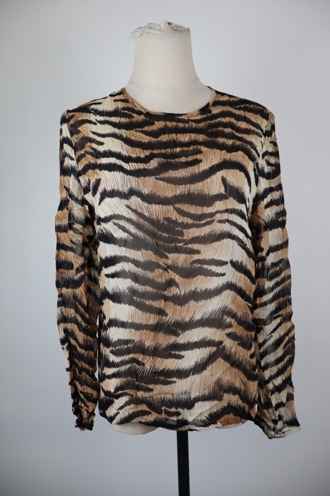 BLUMARINE MAGLIA DONNA TG. 42 WOMAN CASUAL VINTAGE T-SHIRT ITALY RAYON