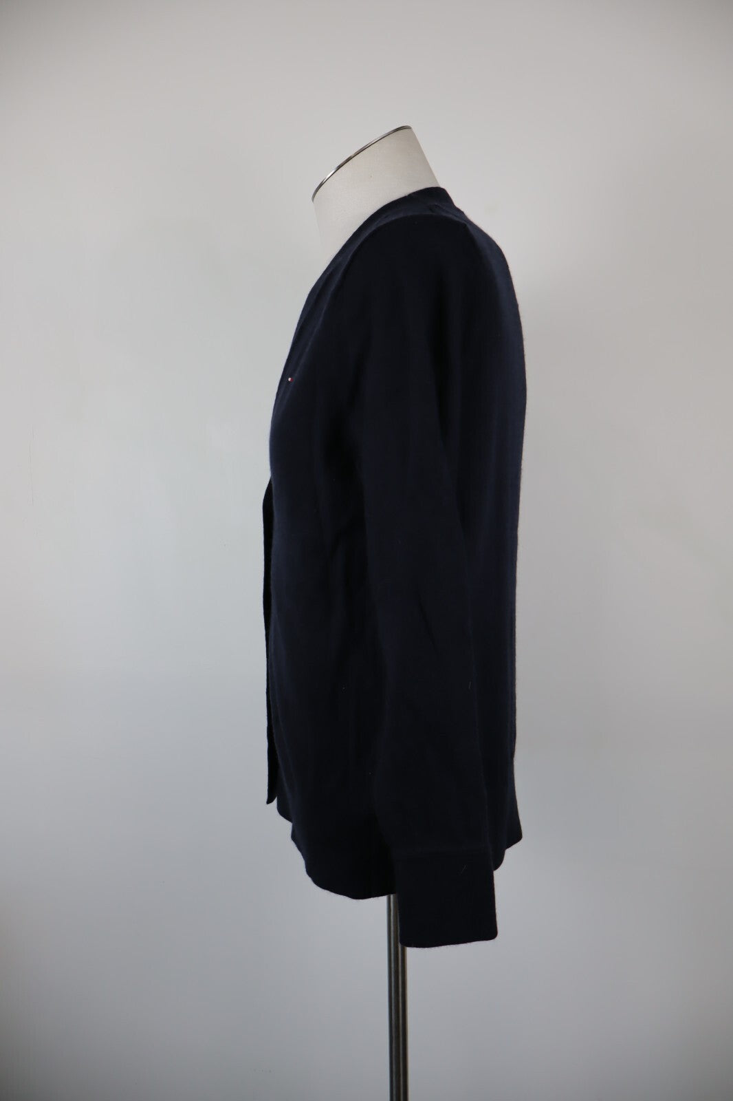 TOMMY HILFIGER CARDIGAN MAGLIONE VINTAGE UOMO TG XL LANA CASHMERE SWEATER CASUAL
