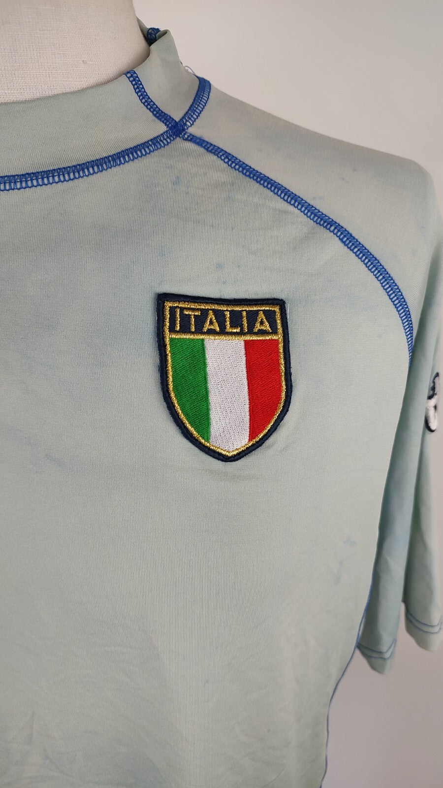 KAPPA ITALIA MAGLIA CALCIO UOMO Tg XL SOCCER JERSEY VINTAGE PORTIERE