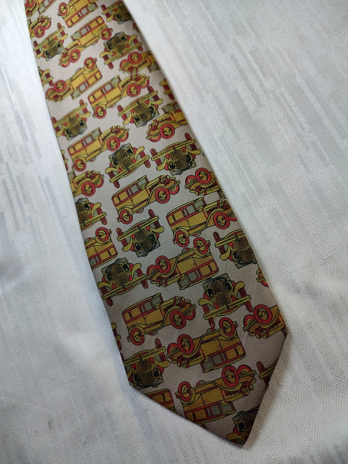 TRUSSARDI 100% SILK TIE SETA CRAVATTA NECKTIE MADE IN ITALY CLASSIC