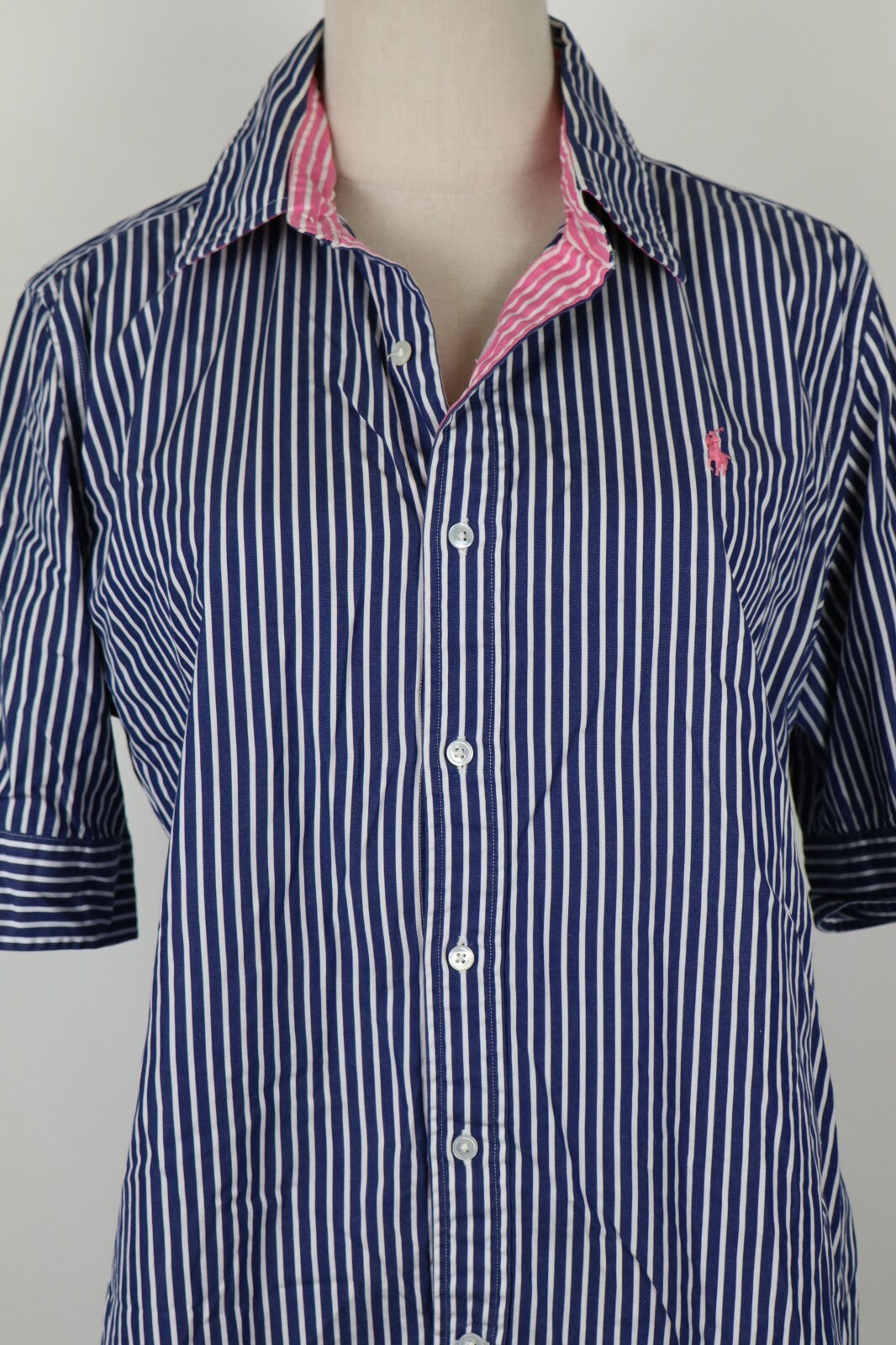 RALPH LAUREN POLO GOLF CAMICIA DONNA TG 14 WOMAN SHIRT CASUAL VINTAGE COTONE
