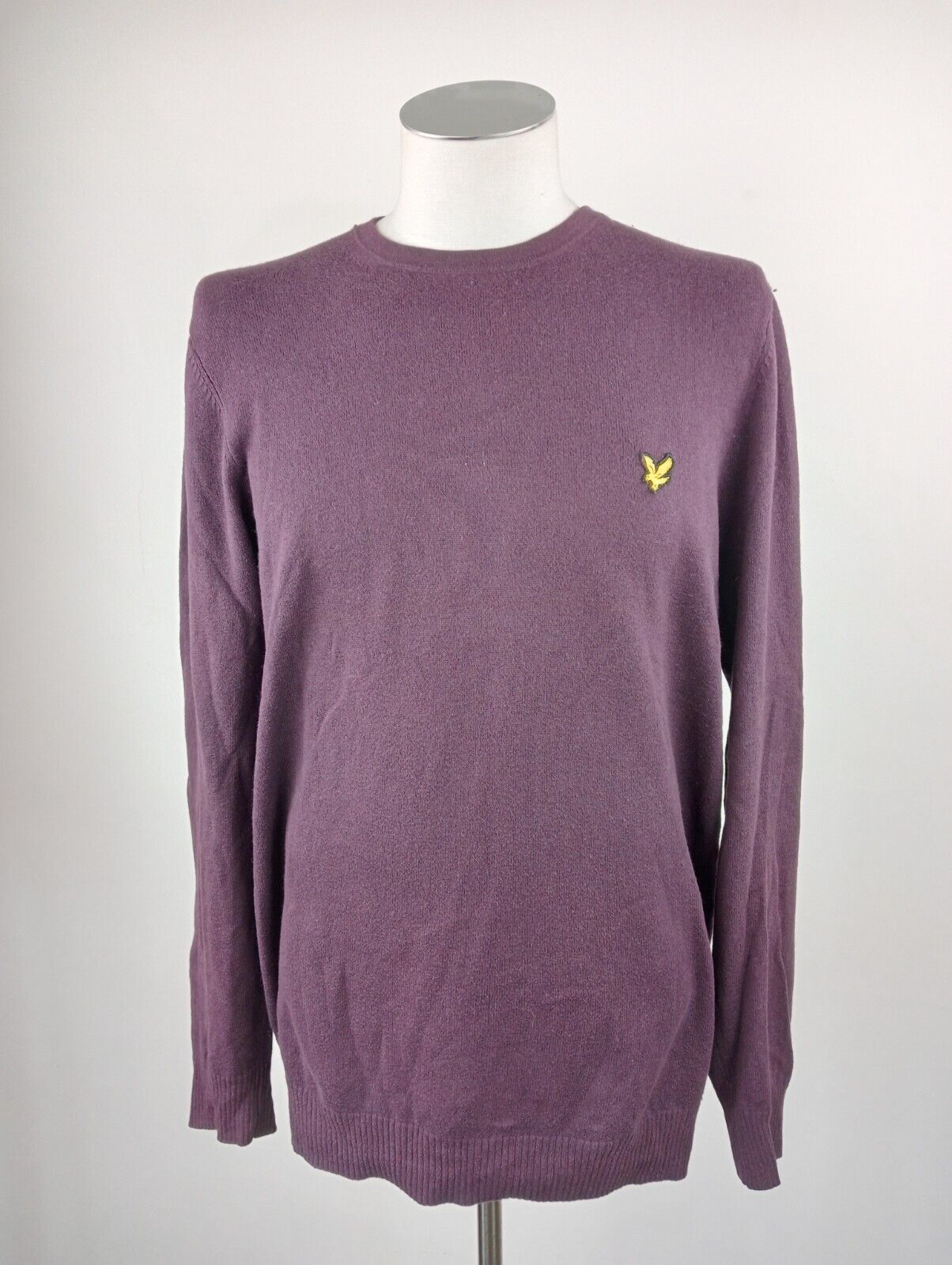 LYLE & SCOTT MAGLIONE UOMO Tg. L MAN SWEATER CASUAL LANA COTONE VINTAGE