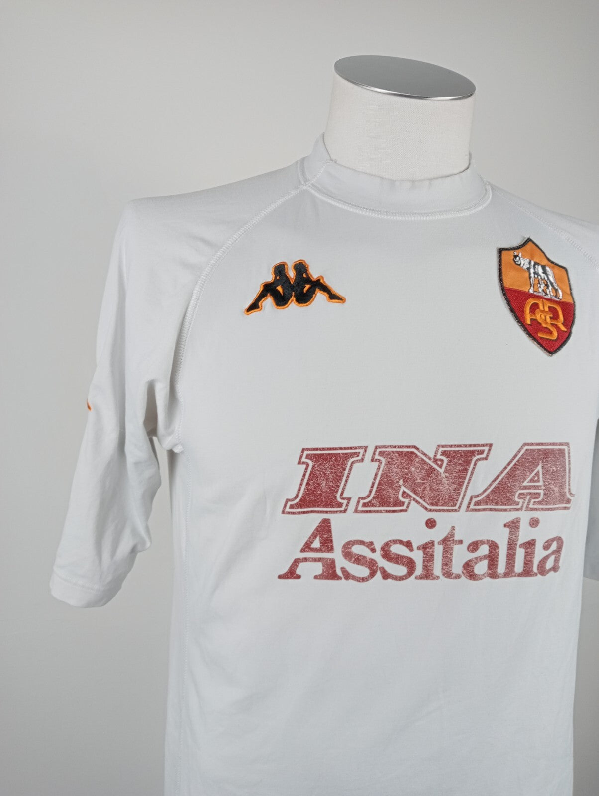 KAPPA ROMA MAGLIA CALCIO BATISTUTA N 18 UOMO TG M SOCCER TRIKOT MAN JERSEY