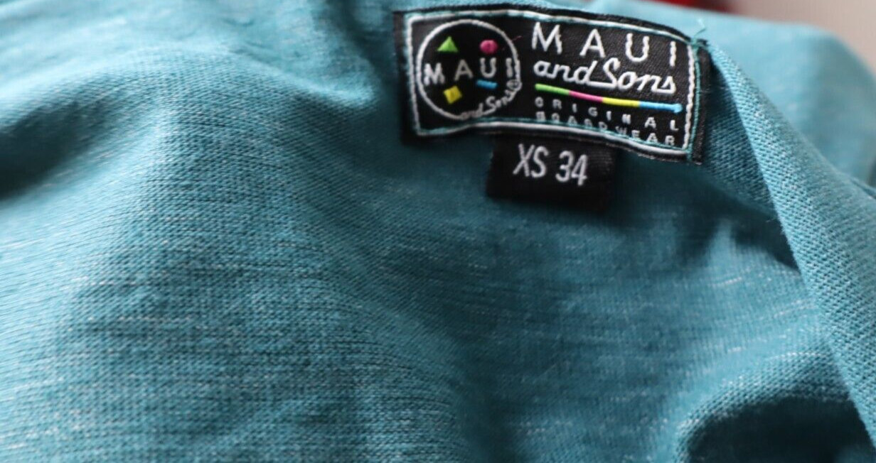 MAUI MAGLIA CAPPUCCIO DONNA TG XS 34 WOMAN CASUAL VINTAGE T-SHIRT TOP COTONE