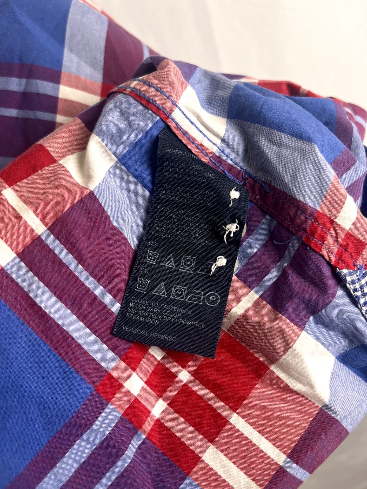 TOMMY HILFIGER CAMICIA COTONE SHIRT UOMO Tg. 2XL MAN VINTAGE CASUAL COTTON