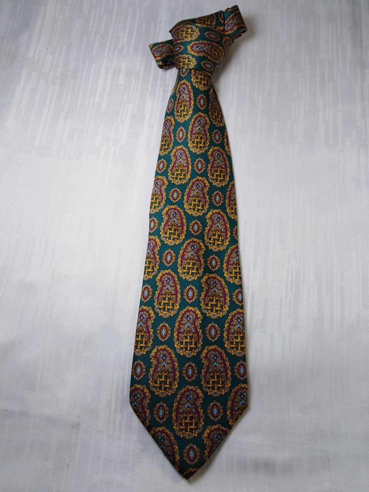 RENATO BALESTRA 100% SETA SILK TIE CRAVATTA NECKTIE ITALY VINTAGE CLASSIC UOMO
