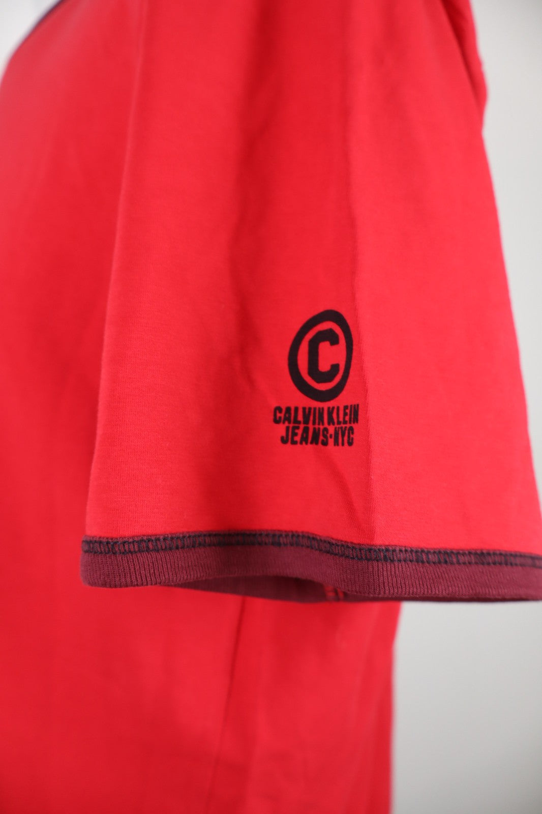CK CALVIN KLEIN JEANS MAGLIA UOMO TG 2XL MAN T-SHIRT CASUAL VINTAGE COTONE LOGO
