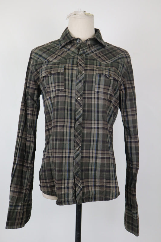 GUESS MARCIANO CAMICIA DONNA TG. S WOMAN SHIRT CASUAL VINTAGE COTONE COTTON