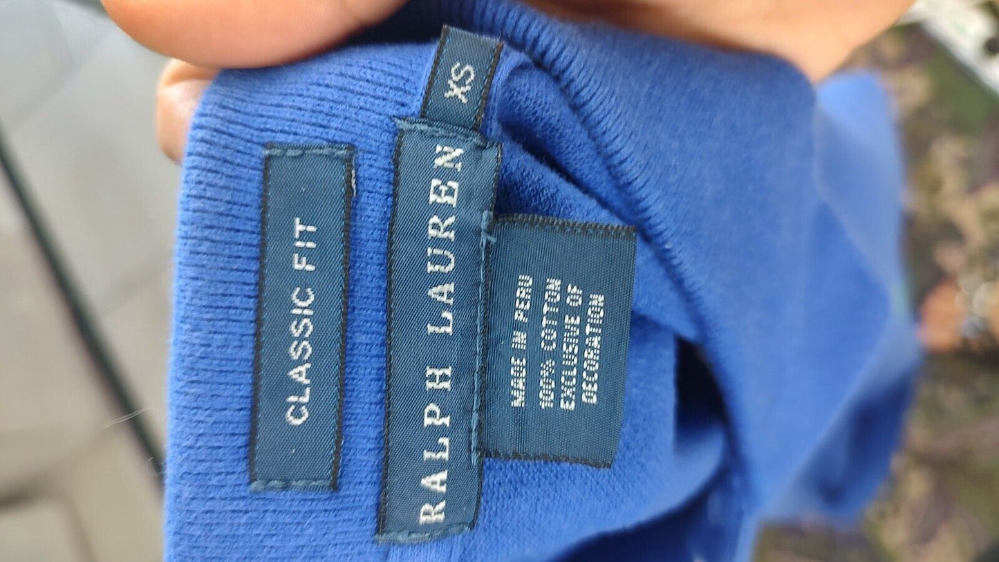 RALPH LAUREN MAGLIA UOMO COTONE TG. XS MAN COTTON POLO SHIRT CASUAL VINTAGE