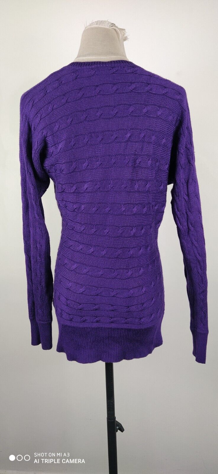 RALPH LAUREN MAGLIONE DONNA Tg. M WOMAN CASUAL SWEATER COTONE COTTON VINTAGE