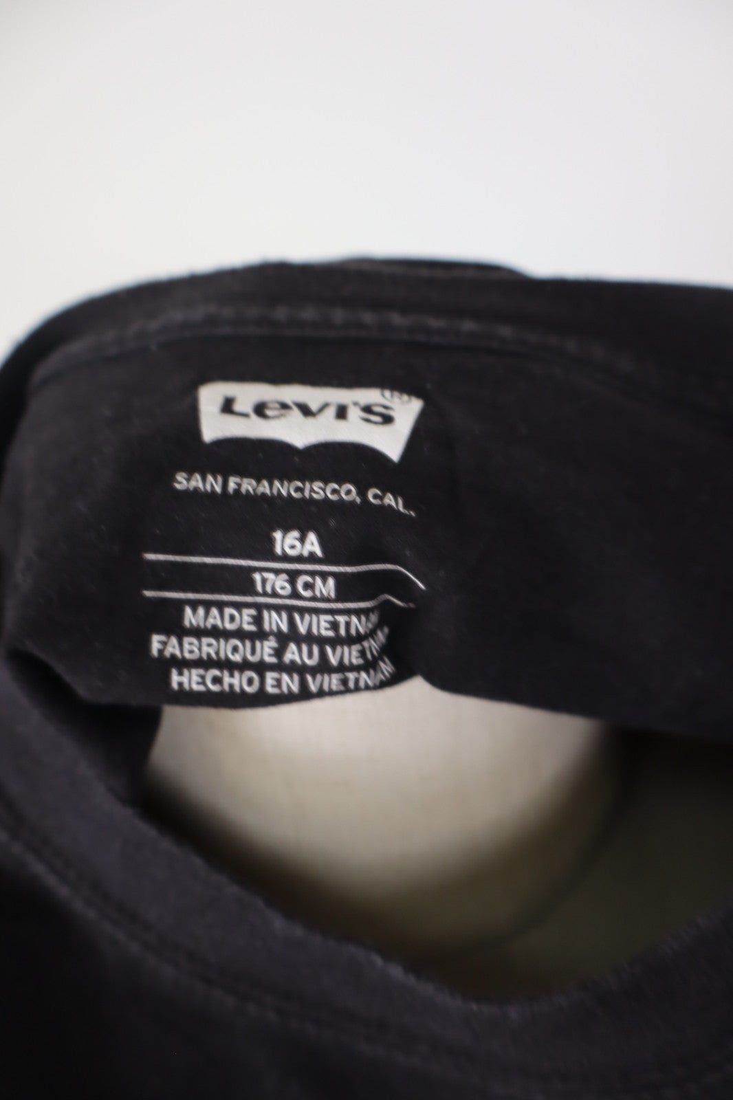 LEVI'S MAGLIA RAGAZZA TG. 16 ANNI GIRL CASUAL VINTAGE T-SHIRT TOP COTONE