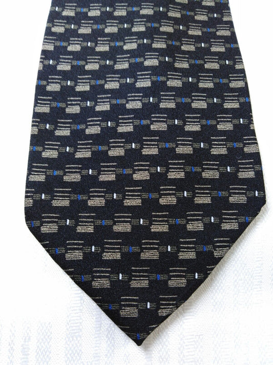 BIAGIOTTI  100% SETA SILK TIE CRAVATTA NECKTIE ITALY VINTAGE CLASSIC