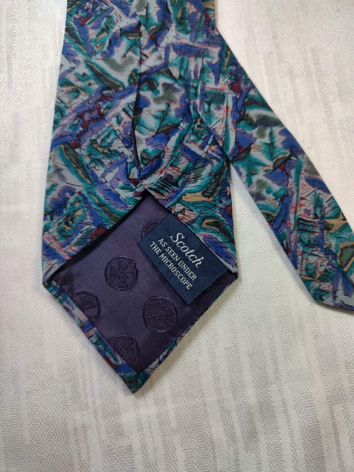 COCKTAIL MOLECULAR 100% SILK TIE SETA CRAVATTA NECKTIE SCOTCH CLASSIC