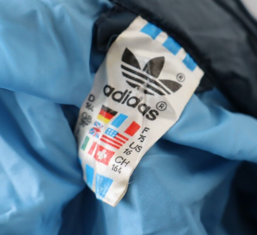 ADIDAS GIUBBINO IMPERMEABILE KWAY LEGGERO RAGAZZO I 14 BOY CASUAL VINTAGE JACKET