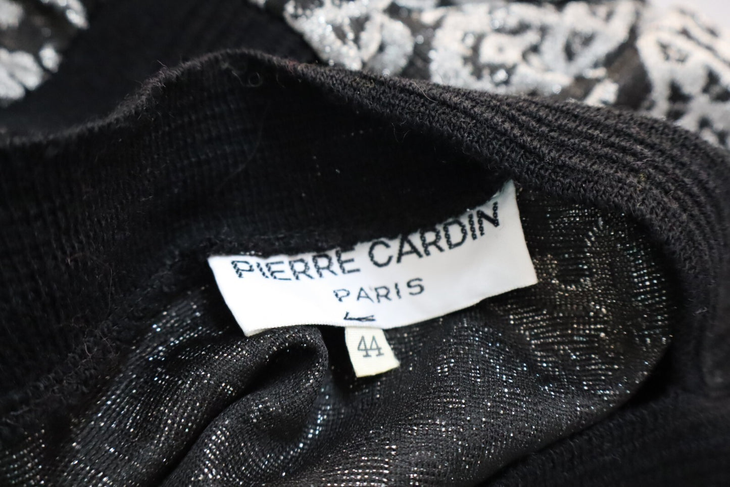 PIERRE CARDIN MAGLIA DONNA TG. 44 WOMAN CASUAL VINTAGE T-SHIRT METALLO POLY