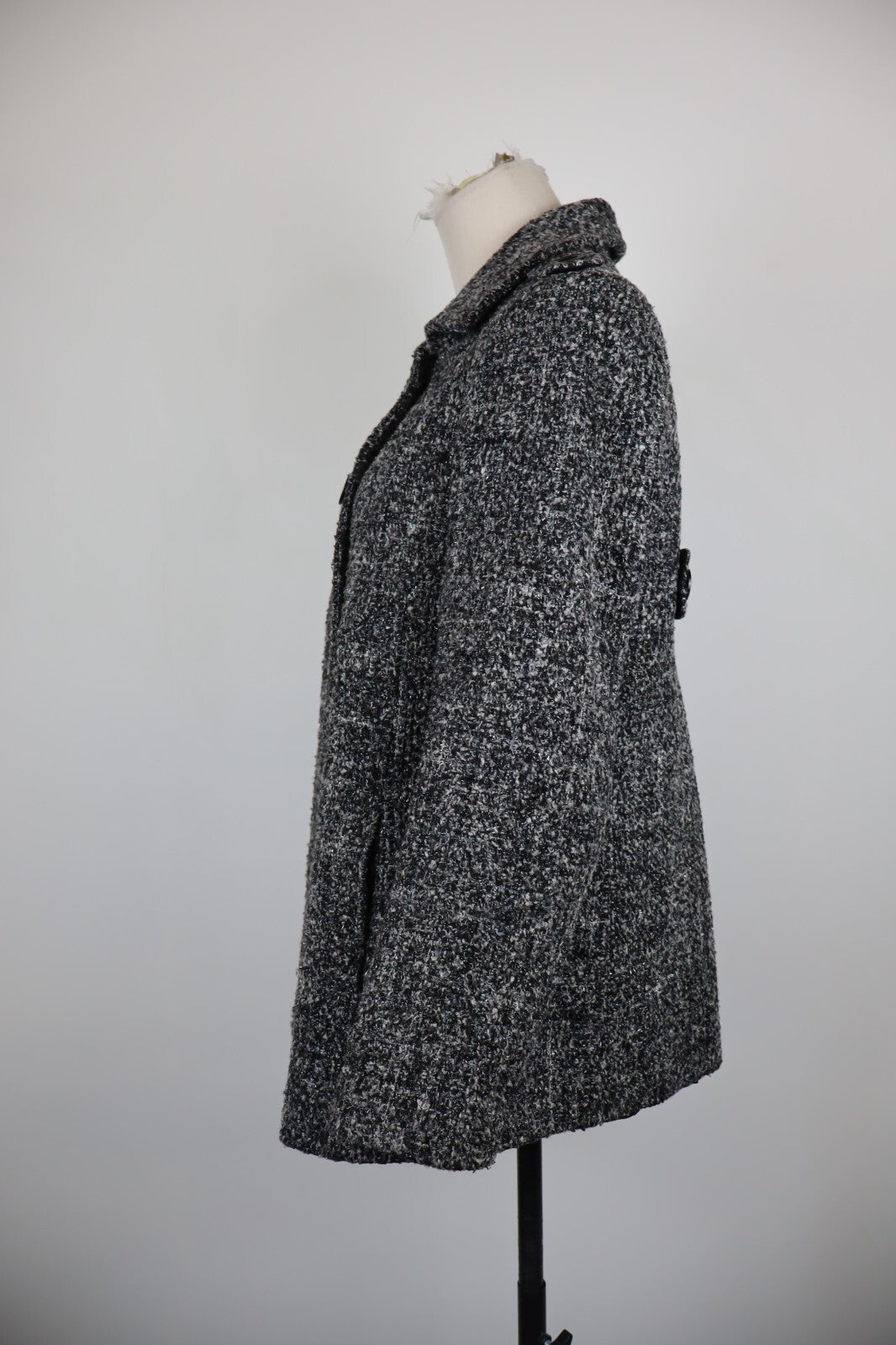 ROCCOBAROCCO CAPPOTTO GIACCA DONNA TG 44 WOMAN COAT VINTAGE CASUAL COTONE POLY