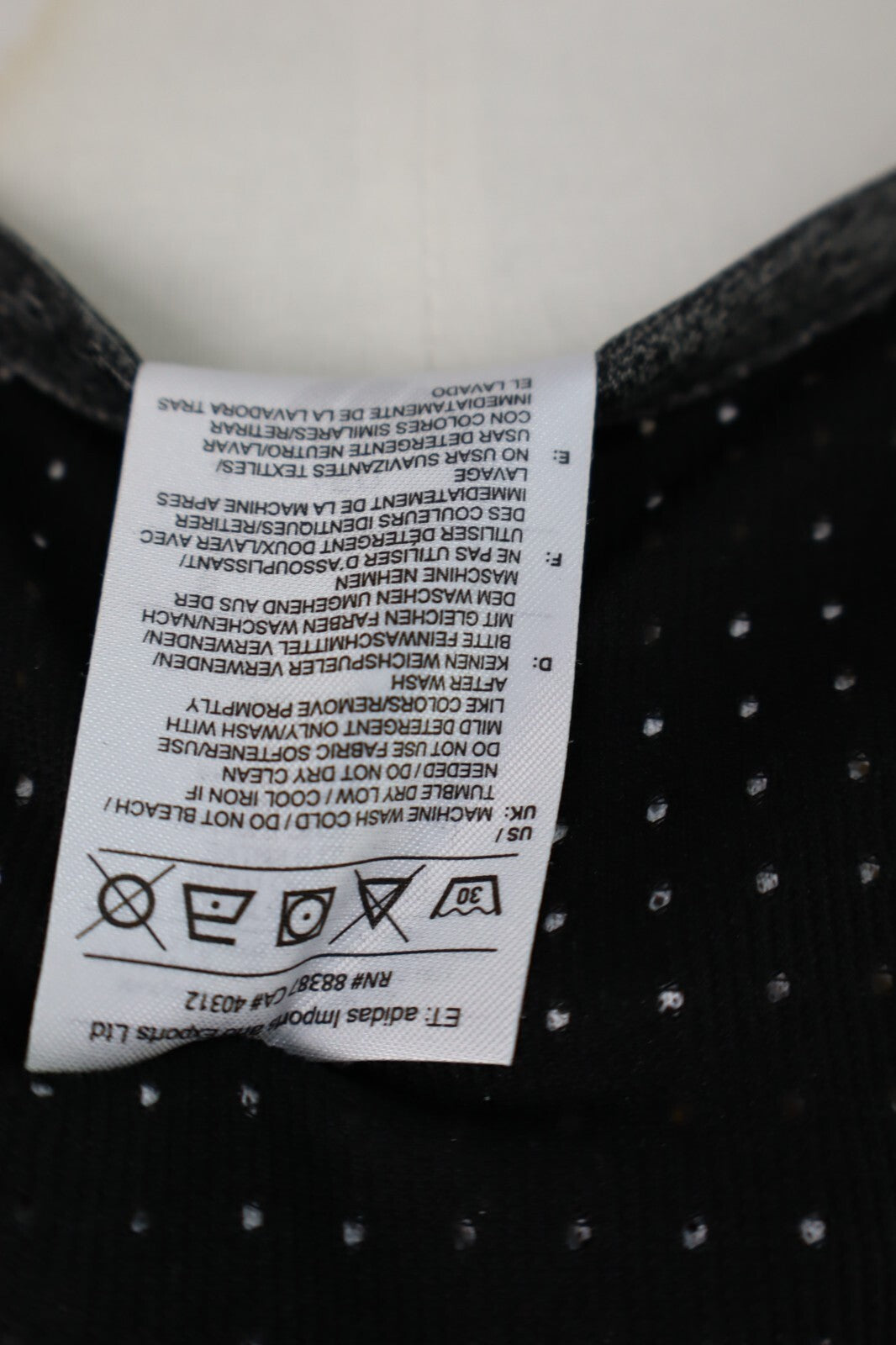 ADIDAS NETS CANOTTA BASKET  T-SHIRT UOMO TG S SPORT  CASUAL