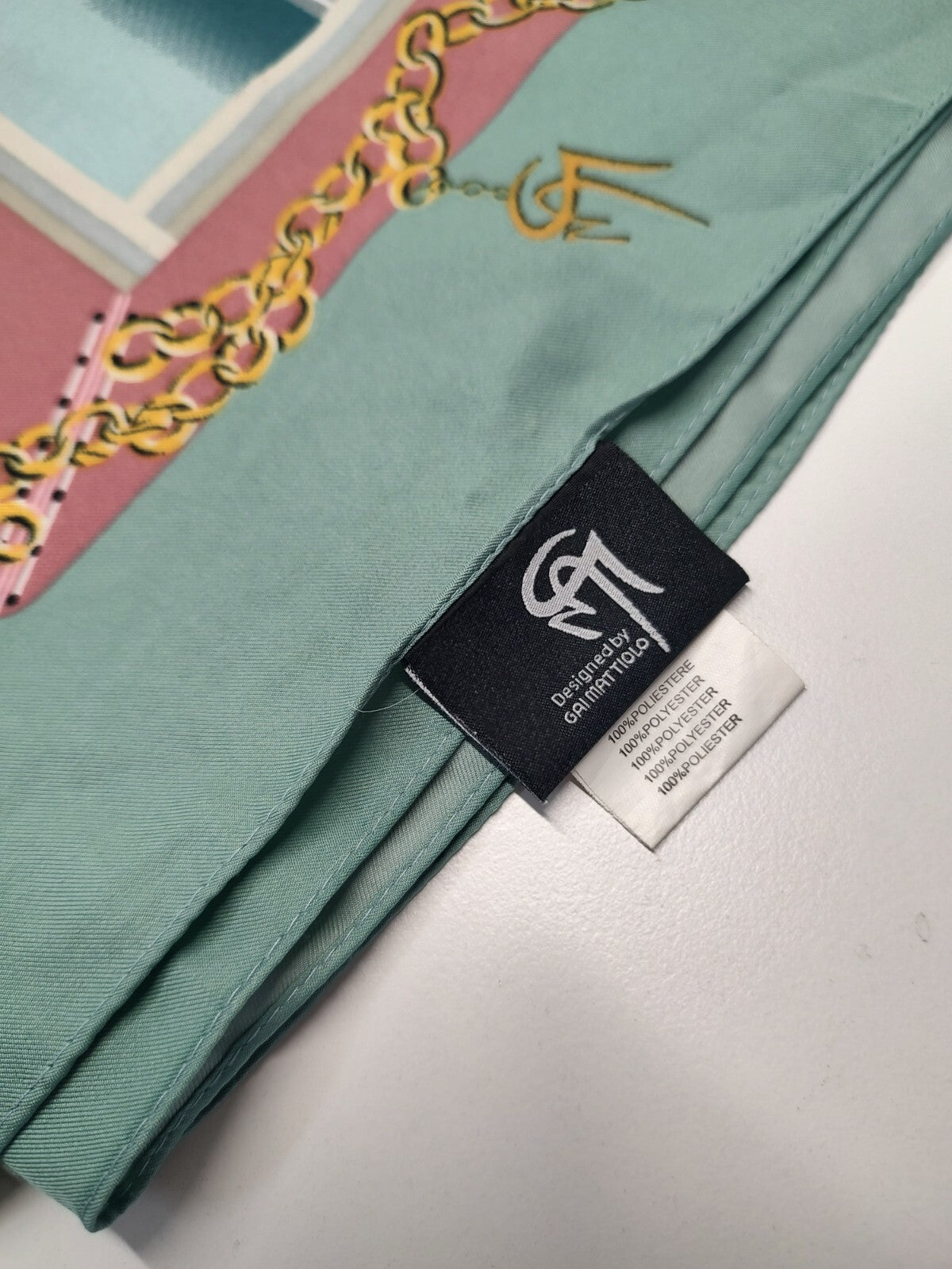 DESIGUAL BY GAI MATTIOLO FOULARD SCARVES SCARF RECTANGLE SETA MADE IN ITALY