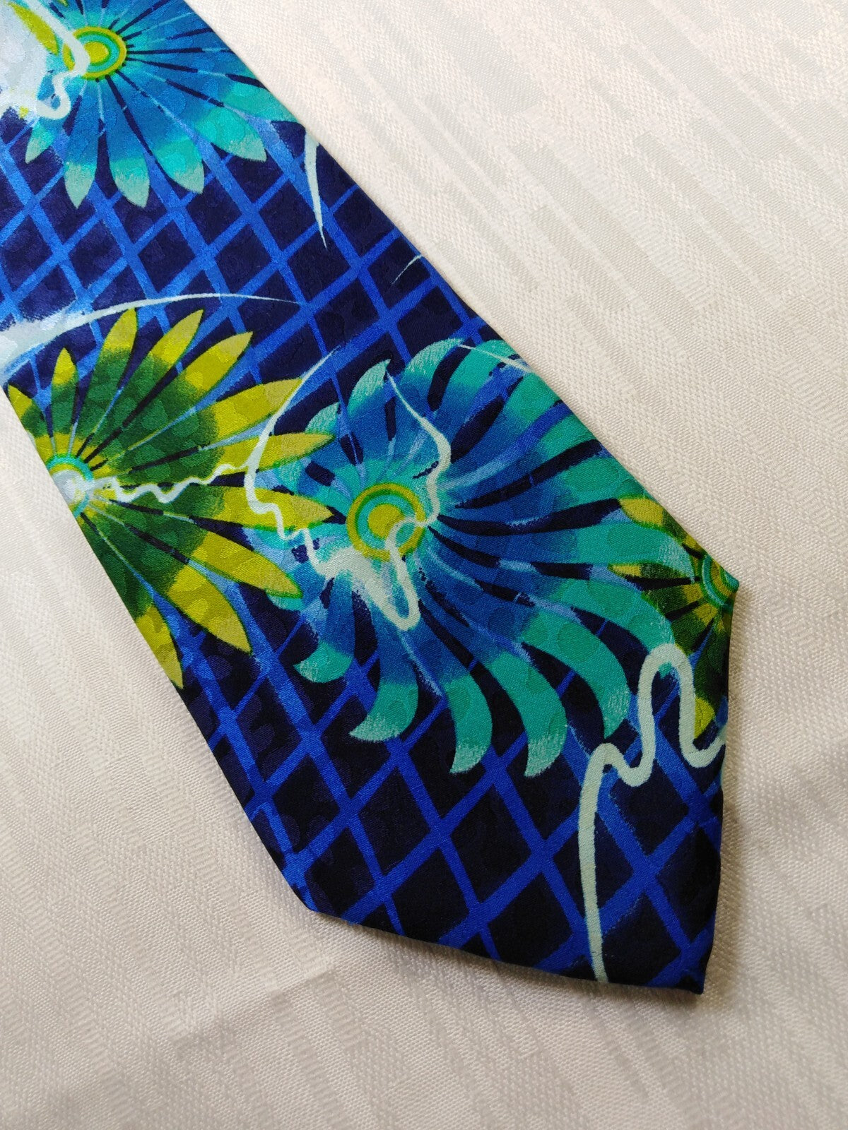 CARNAVAL DE VENISE 100% SILK TIE SETA CRAVATTA NECKTIE MADE IN ITALY CLASSIC