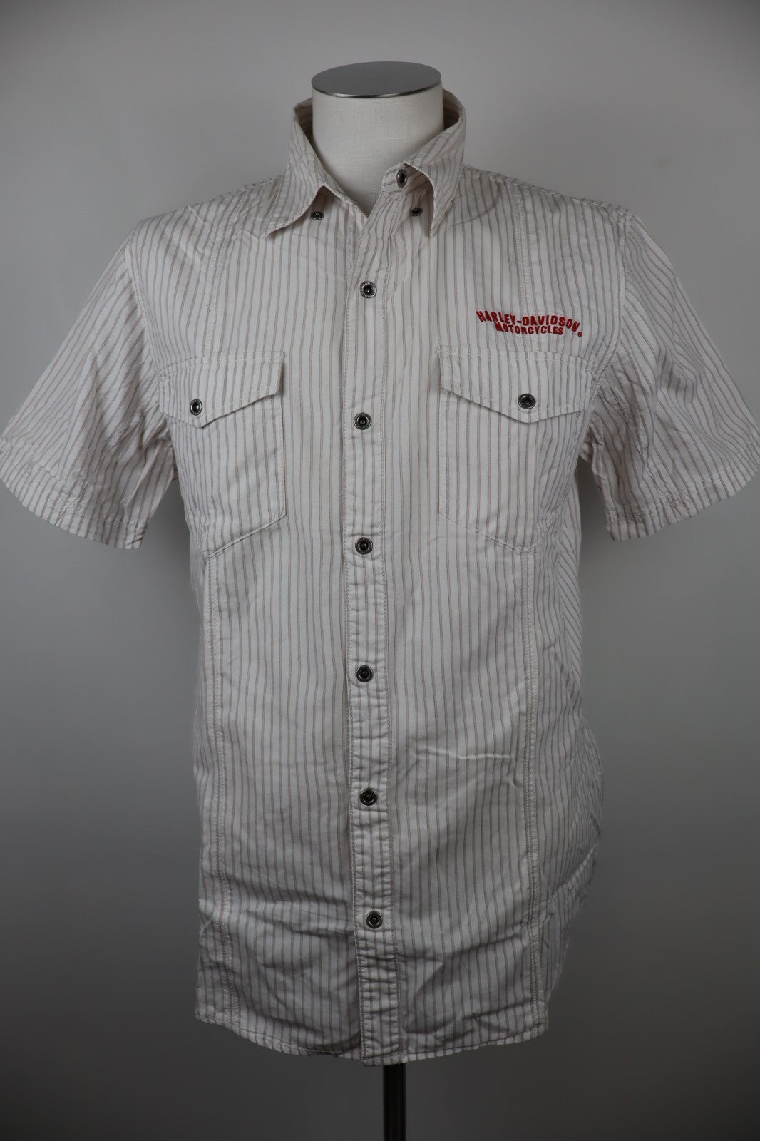 HARLEY DAVIDSON CAMICIA UOMO TG L MAN SHIRT CASUAL VINTAGE COTONE COTTON LOGO