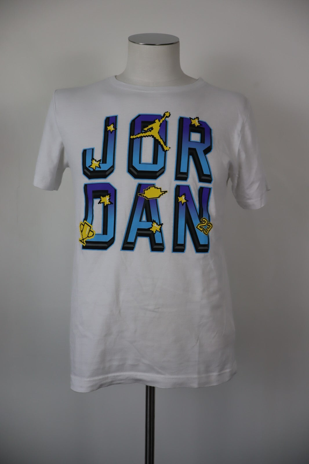 AIR JORDAN MAGLIA COTONE UOMO TG XL 15 ANNI MAN T-SHIRT CASUAL VINTAGE  RAGAZZO