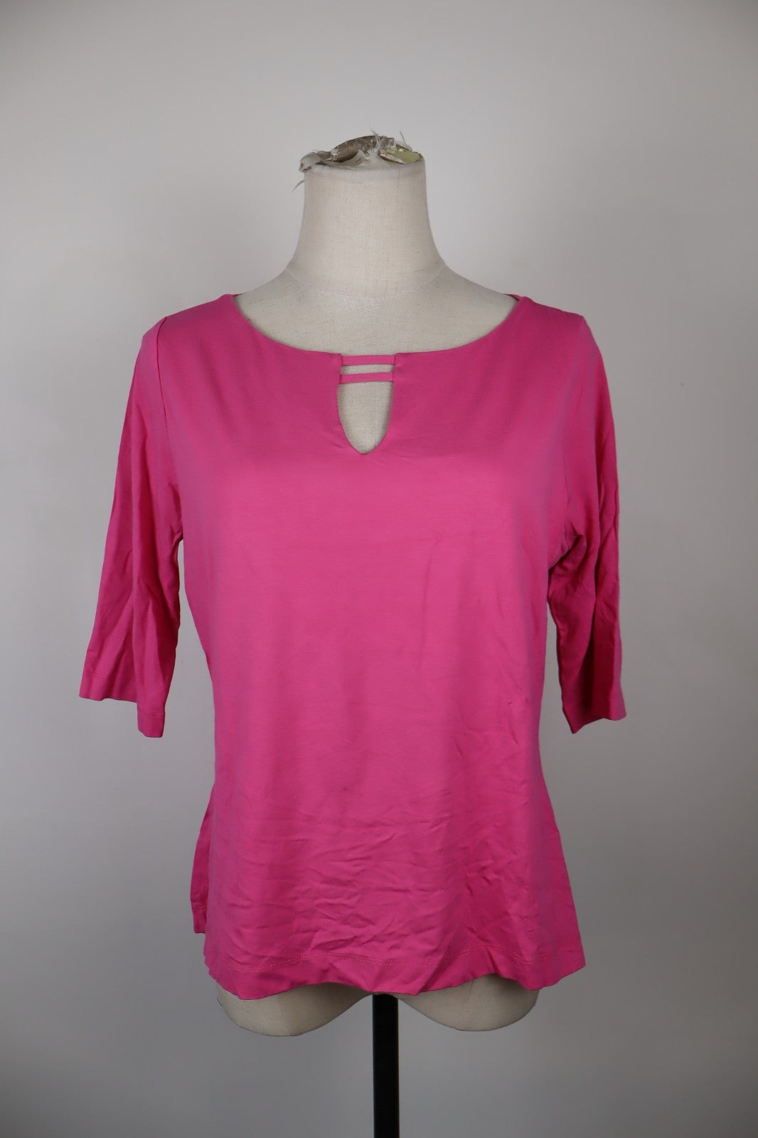 LUISA SPAGNOLI MAGLIA DONNA TG. XL WOMAN T-SHIRT CASUAL VINTAGE MANICA A 3/4