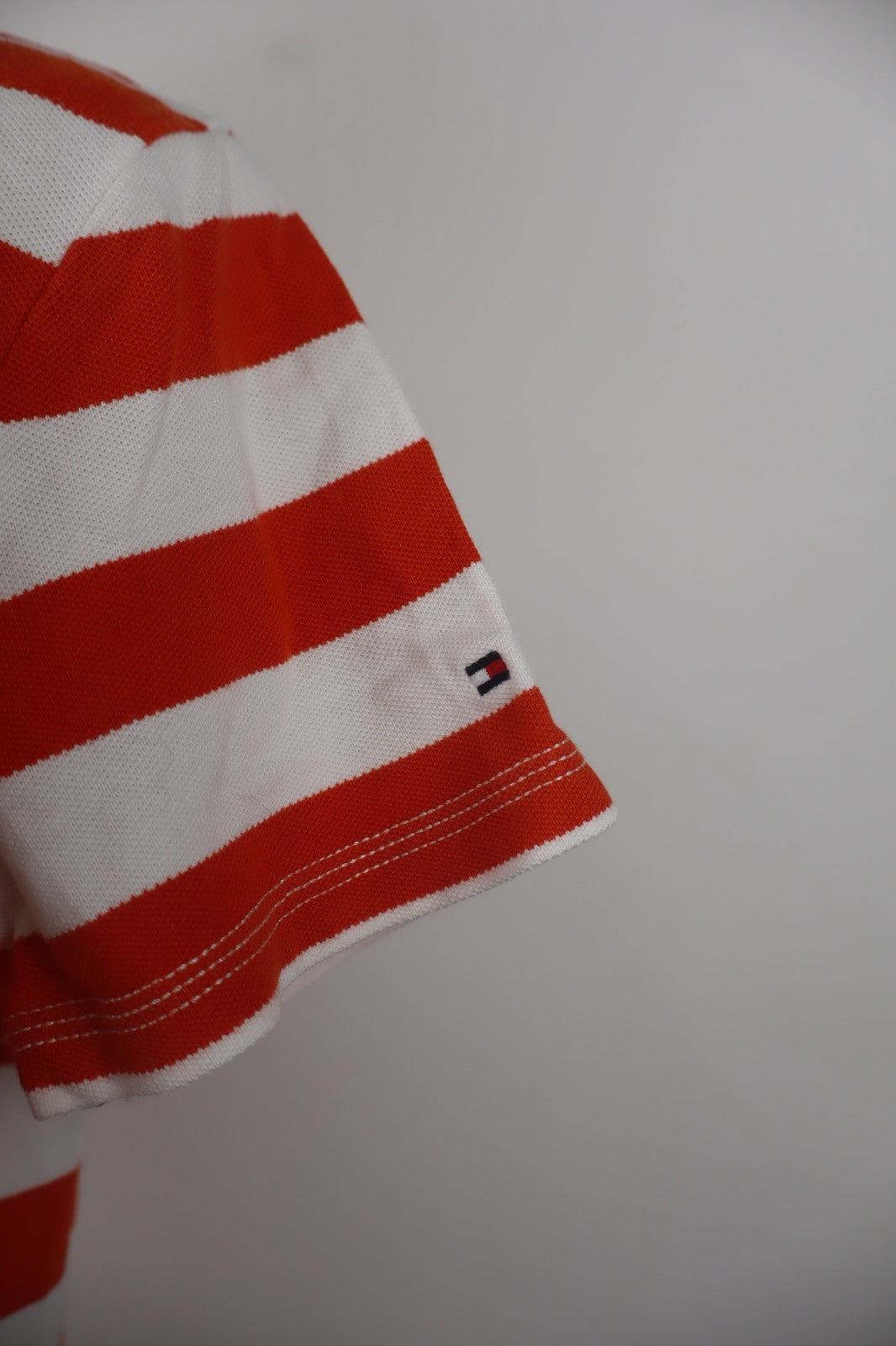 TOMMY HILFIGER POLO MAGLIA DONNA COTONE TG. L WOMAN SHIRT CASUAL VINTAGE