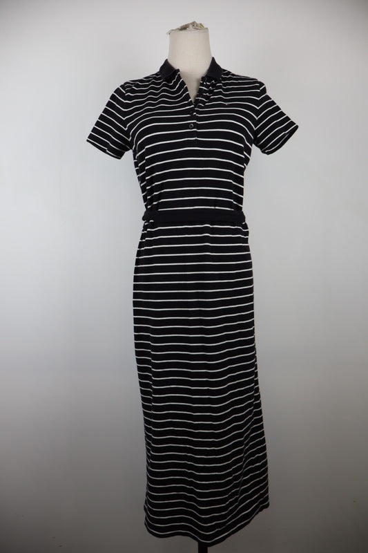 TOMMY HILFIGER VESTITO ABITO DONNA TG. S  WOMAN CASUAL VINTAGE DRESS A RIGHE