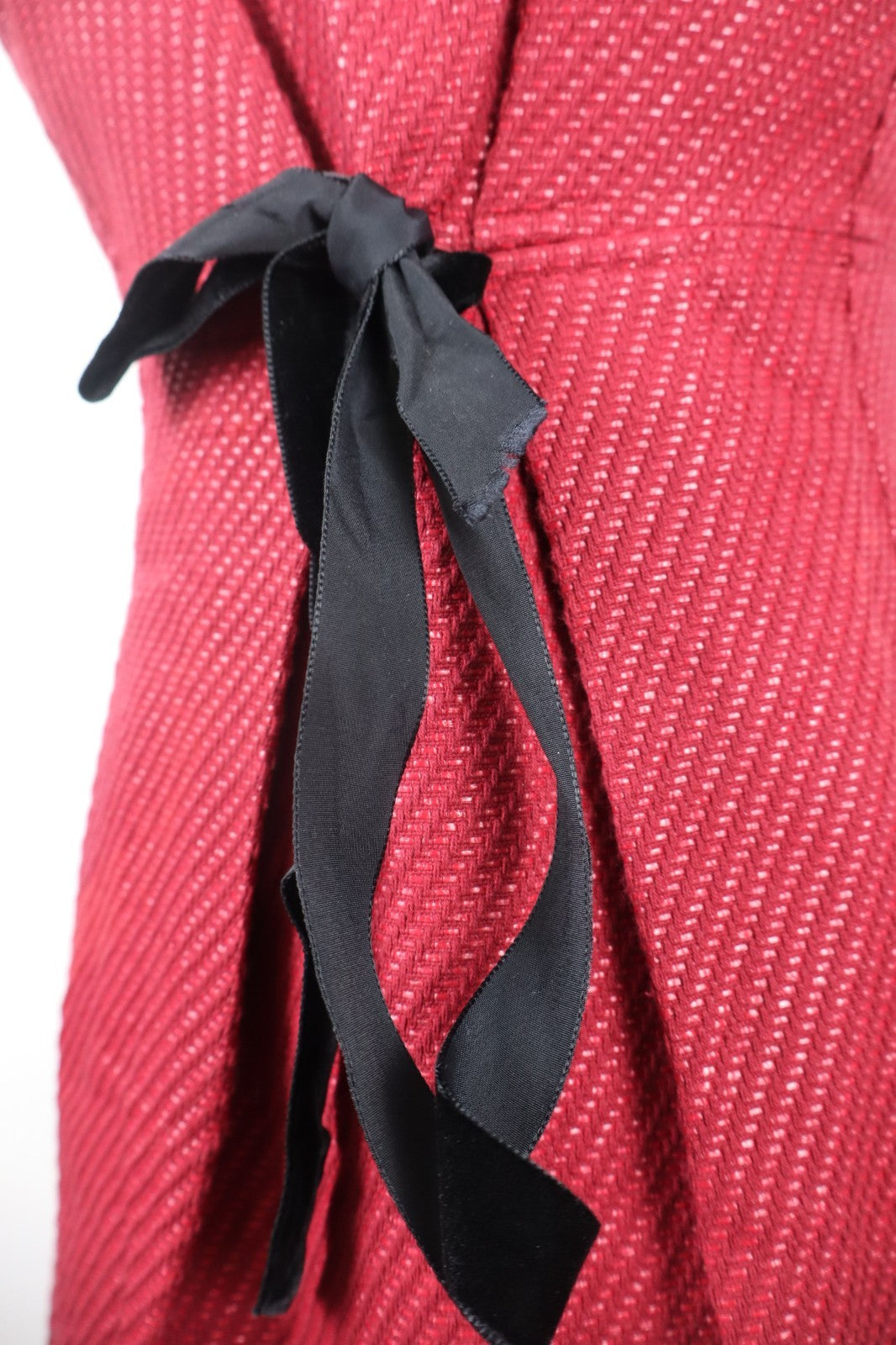 MAX&CO VESTITO DONNA TG 42 WOMAN CASUAL VINTAGE DRESS ABITO COTONE COTTON FIOCCO