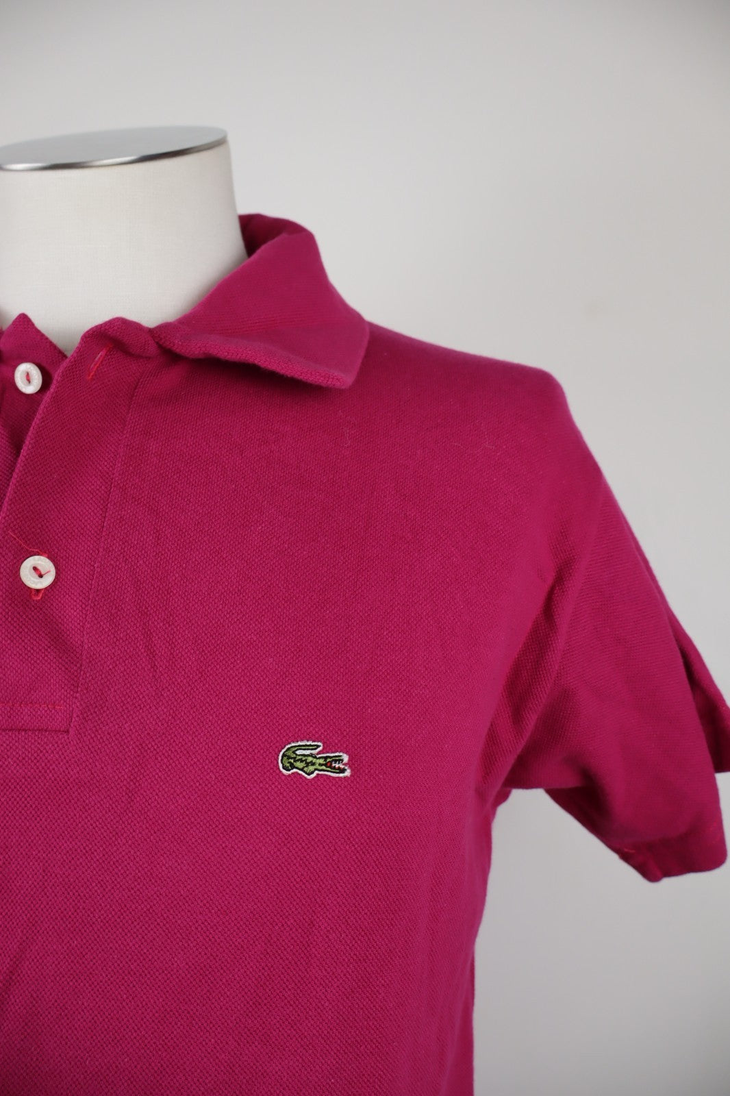 LACOSTE MAGLIA POLO UOMO COTONE TG. M MAN COTTON T-SHIRT CASUAL VINTAGE LOGO