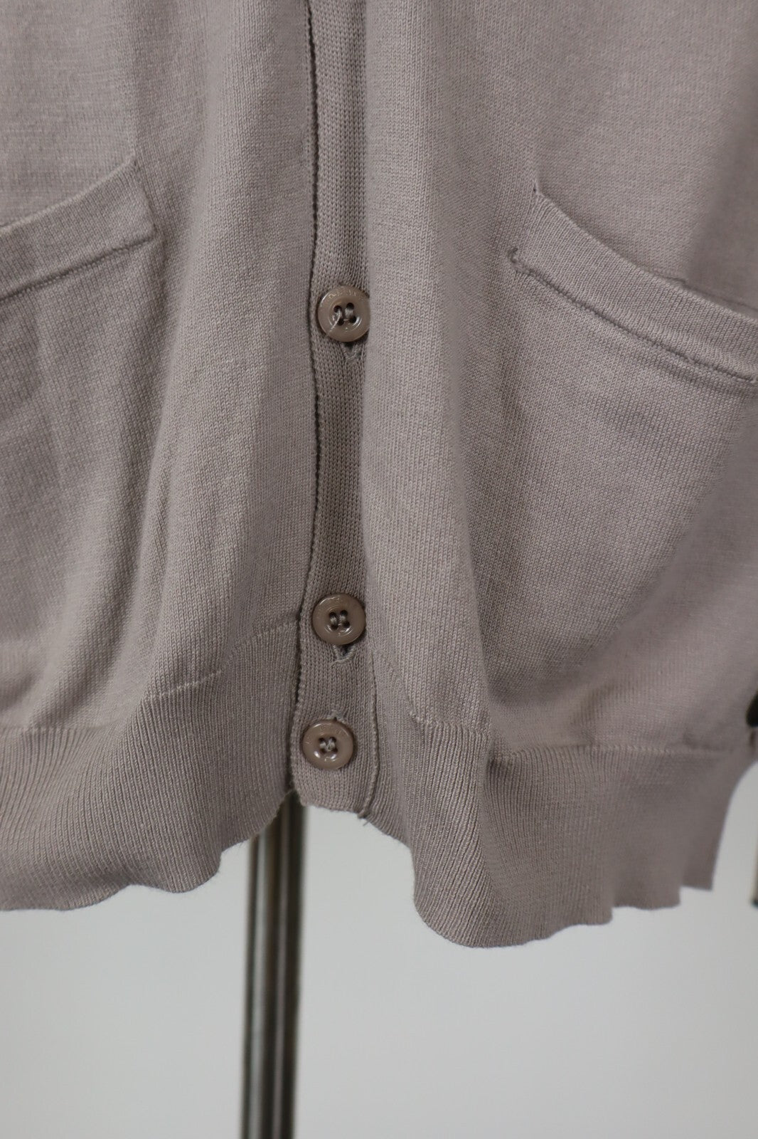 LIU JO MAGLIONE CARDIGAN VINTAGE UOMO Tg. L MAN SWEATER CASUAL COTONE