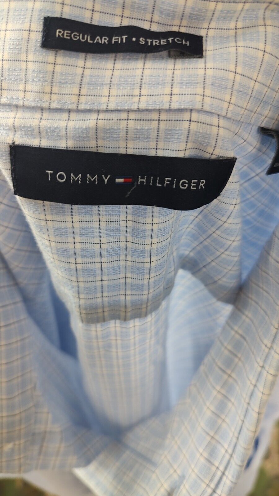 TOMMY HILFIGER CAMICIA UOMO COTONE TG. 2XL MAN CASUAL VINTAGE SHIRT