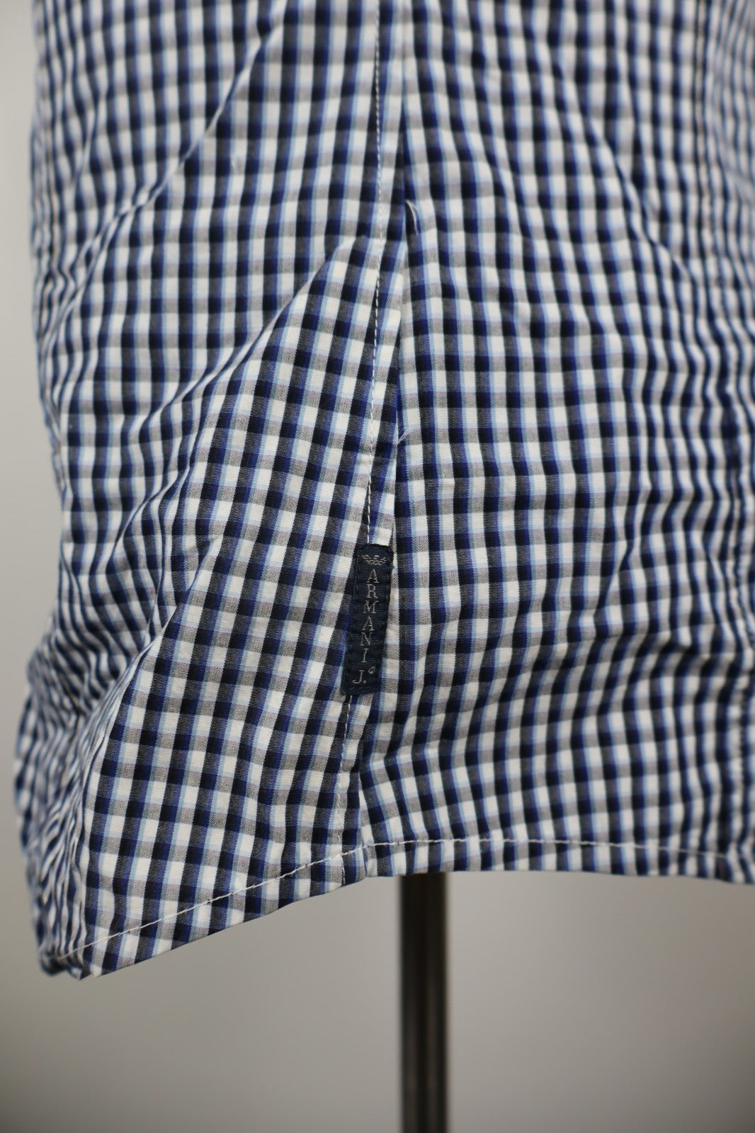 AJ ARMANI JEANS CAMICIA UOMO COTONE TG. M MAN CASUAL VINTAGE COTTON SHIRT LOGO