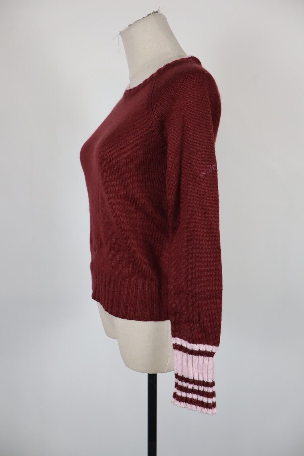 LOTTO MAGLIONE LANA DONNA TG S / 42 WOMAN CASUAL SWEATER VINTAGE