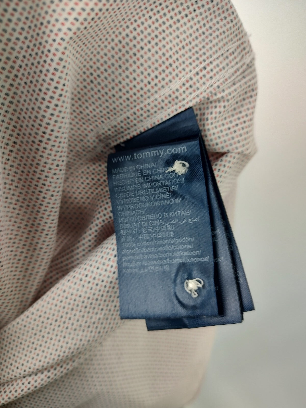 TOMMY HILFIGER CAMICIA UOMO TG M MAN SHIRT CASUAL VINTAGE COTONE