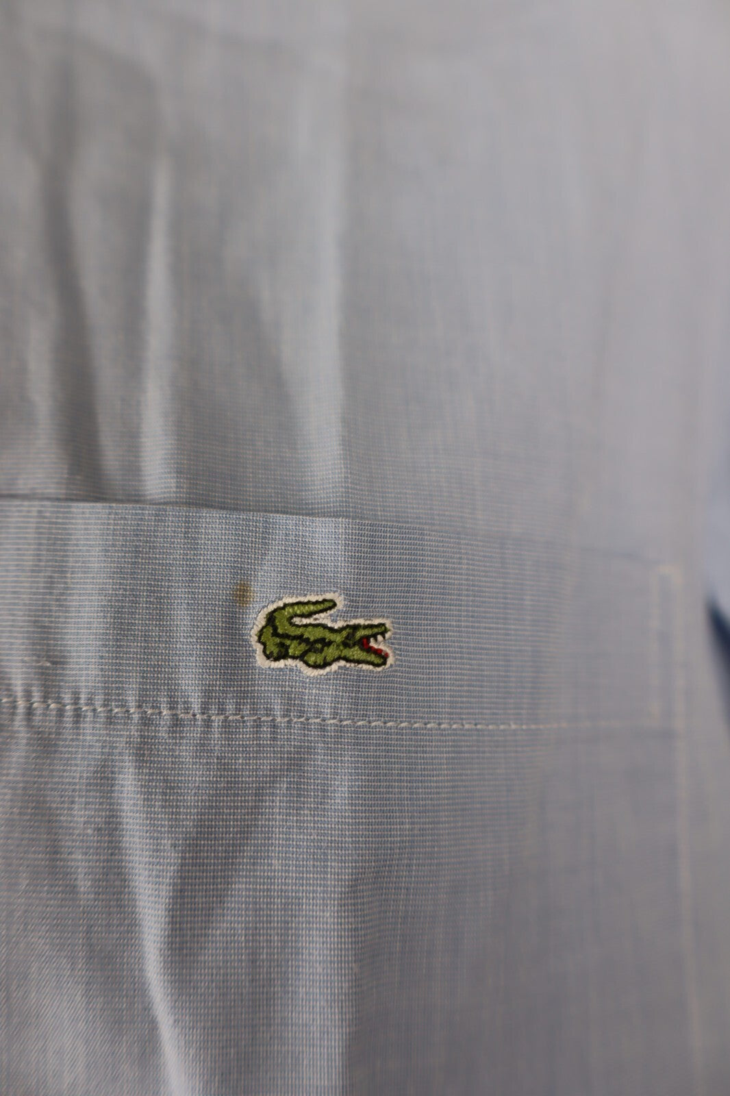 LACOSTE CAMICIA UOMO TG. 40 MAN CASUAL VINTAGE SHIRT COTONE COTTON