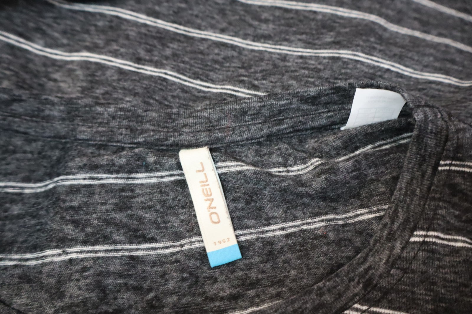 O'NEILL BLUE MAGLIA UOMO TG M MAN T-SHIRT CASUAL VINTAGE COTONE COTTON RIGHE