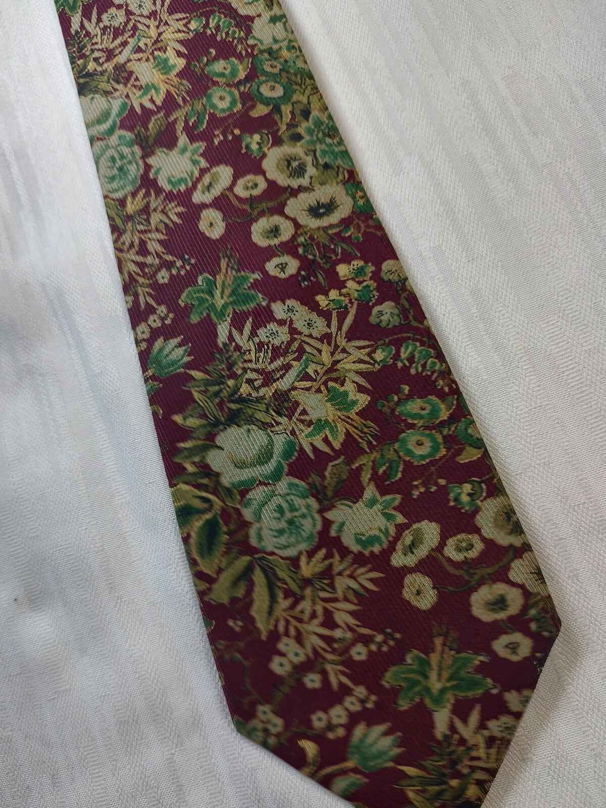 TRUSSARDI 100% SILK TIE SETA CRAVATTA NECKTIE MADE IN ITALY CLASSIC
