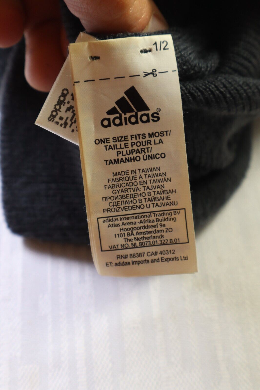 ADIDAS CAPPELLO BERRETTO BEANIEE DONNA UOMO UNISEX TG UNICA VINTAGE CASUAL