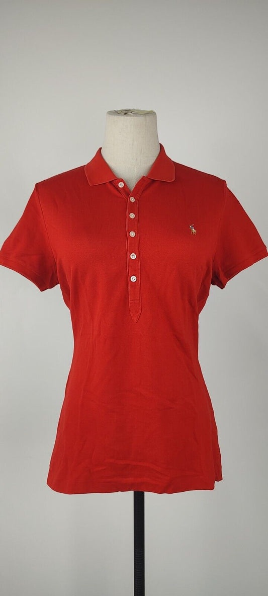 RALPH LAUREN POLO MAGLIA DONNA COTONE TG. L WOMAN SHIRT CASUAL VINTAGE