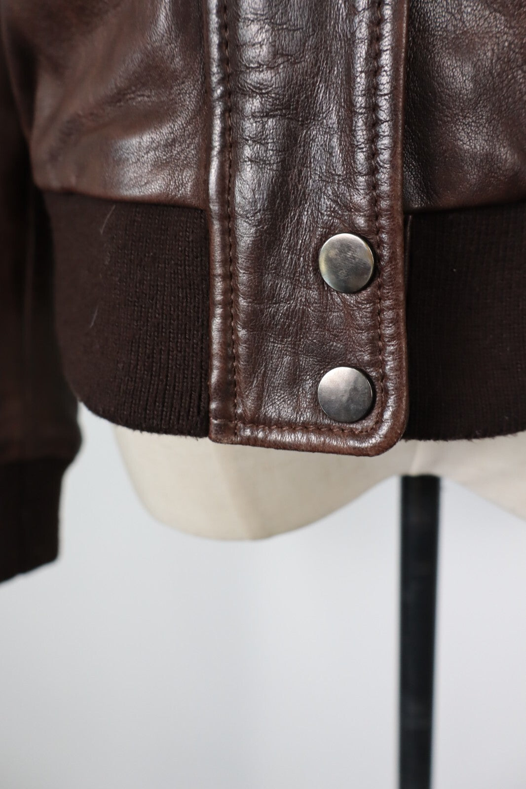 CONBIPEL GIUBBINO GIACCA PELLE DONNA 44 LEATHER WOMAN JACKET CASUAL VINTAGE