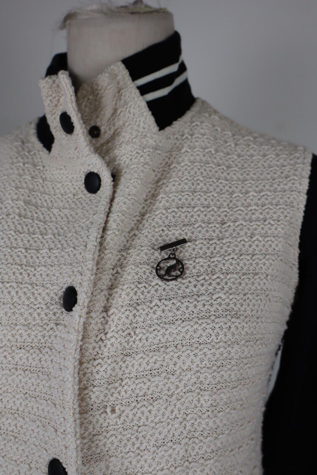 AUSTRALIAN FELPA JACKET CON BOTTONI DONNA Tg 44 WOMEN CASUAL SPORT SWEATSHIRT