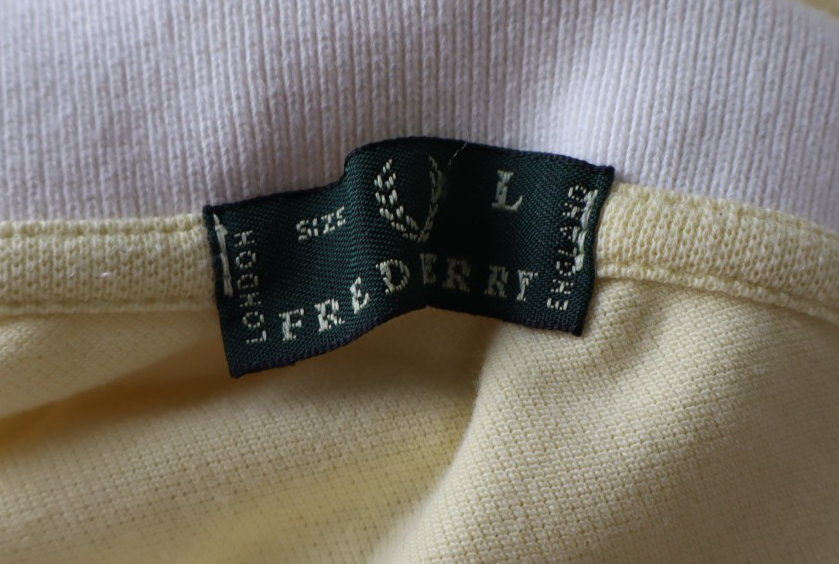 FRED PERRY  POLO MAGLIA DONNA COTONE TG L WOMAN SHIRT CASUAL VINTAGE COTONE LOGO