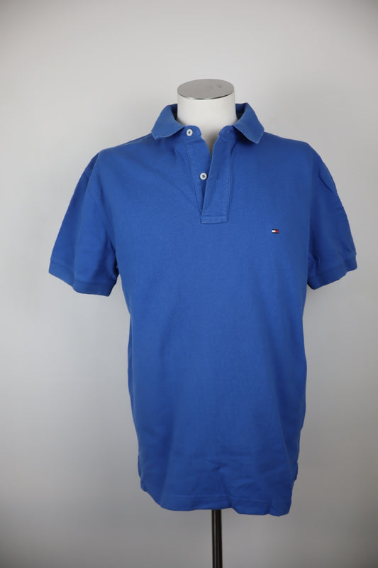 TOMMY HILFIGER MAGLIA POLO UOMO XL MAN T-SHIRT CASUAL VINTAGE COTONE COTTON LOGO