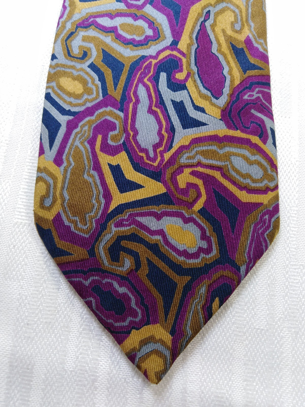 KRIZIA 100% SILK TIE SETA CRAVATTA NECKTIE MADE IN ITALY CLASSIC