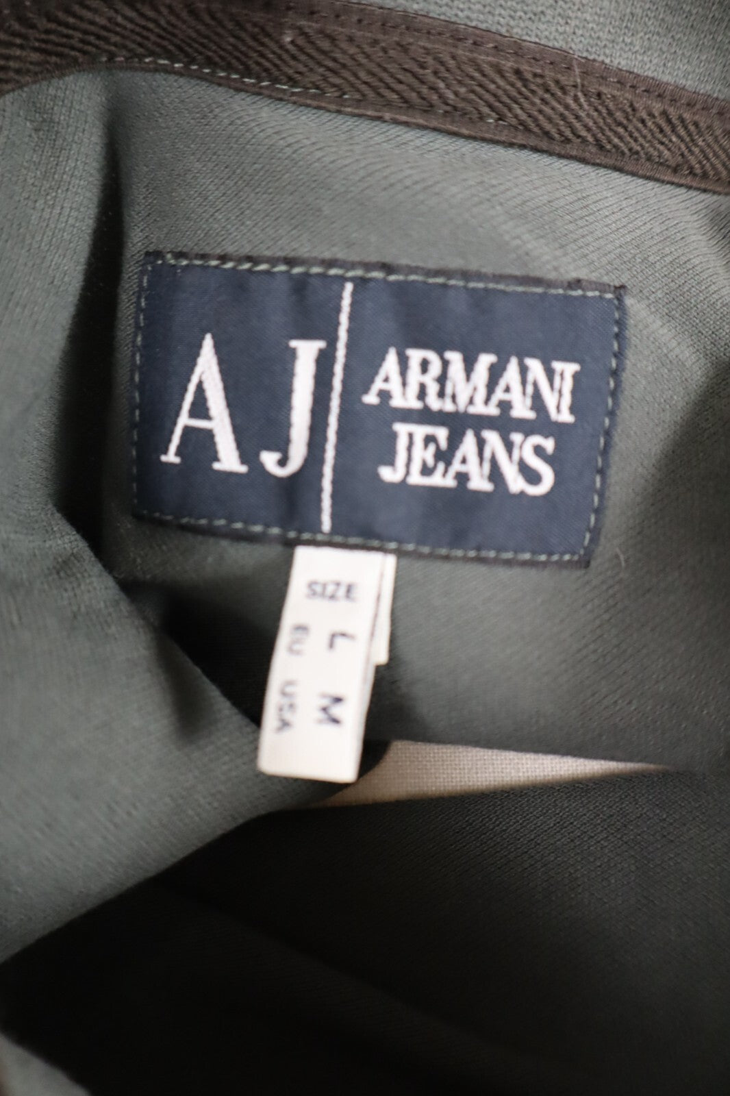 ARMANI JEANS POLO MAGLIA UOMO COTONE TG. L MAN COTTON T- SHIRT CASUAL VINTAGE
