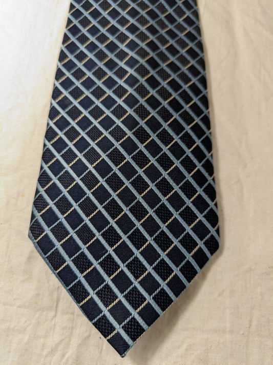 GIORGIO MARIANI  100%  SILK TIE SETA CRAVATTA SELF TIPPED NECKTIE MADE IN ITALY