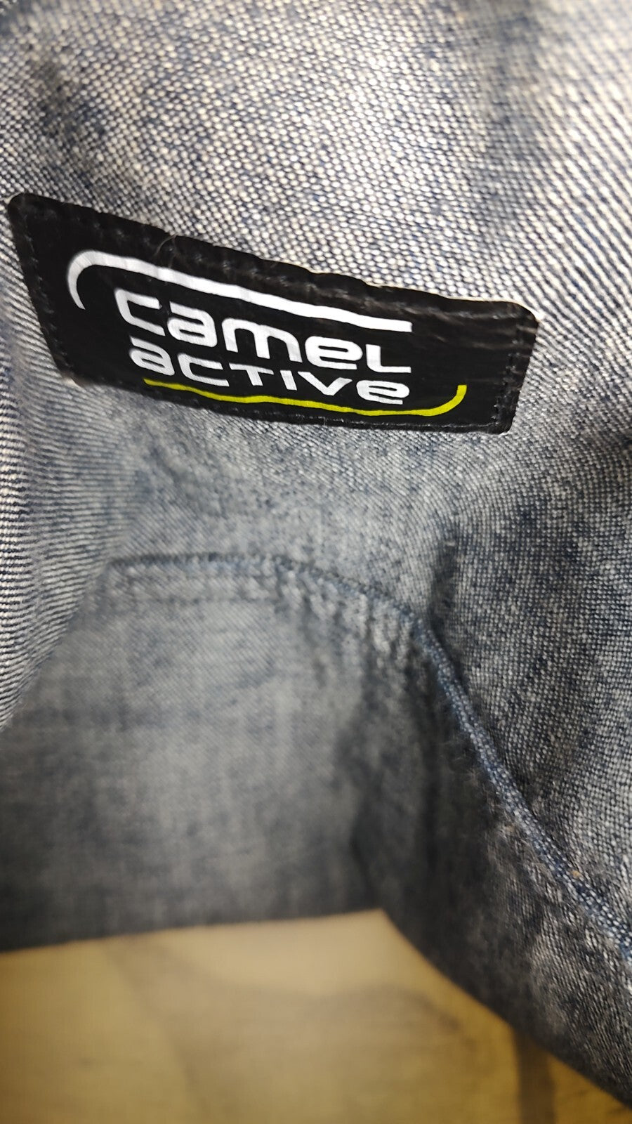 CAMEL ACTIVE JEANS GIUBBINO UOMO Tg L MAN CASUAL VINTAGE JACKET DENIM