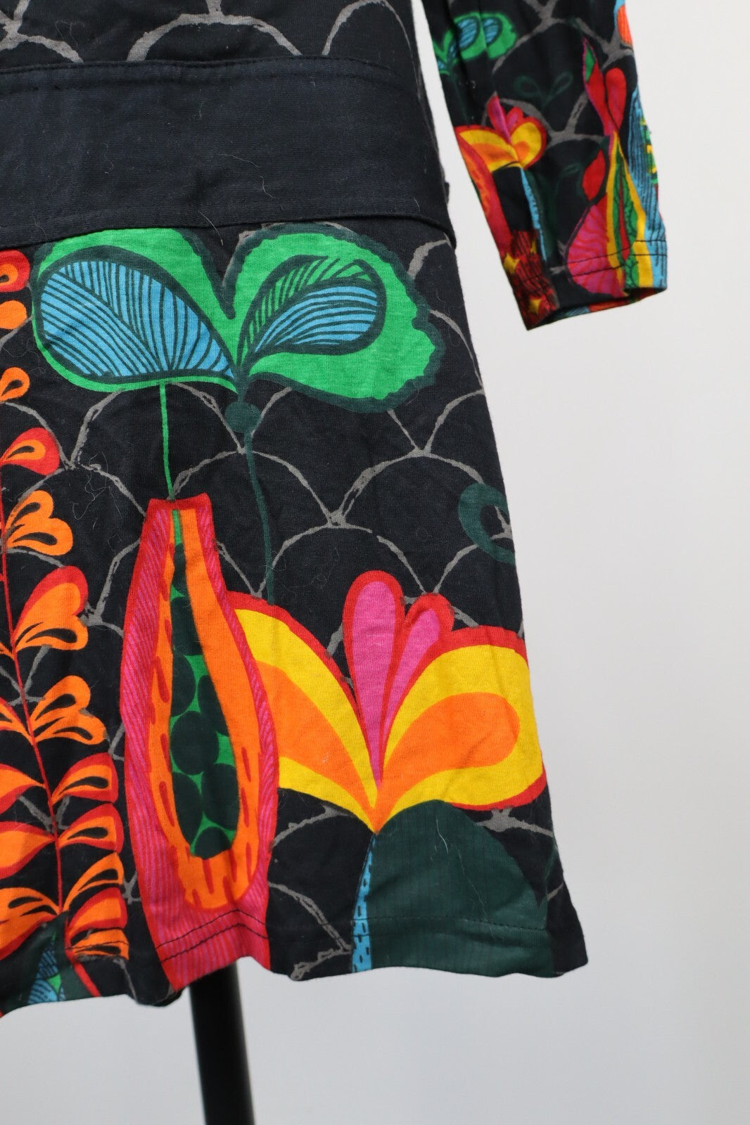 DESIGUAL VESTITO DONNA TG. S WOMAN CASUAL VINTAGE DRESS ABITO COTONE COTTON